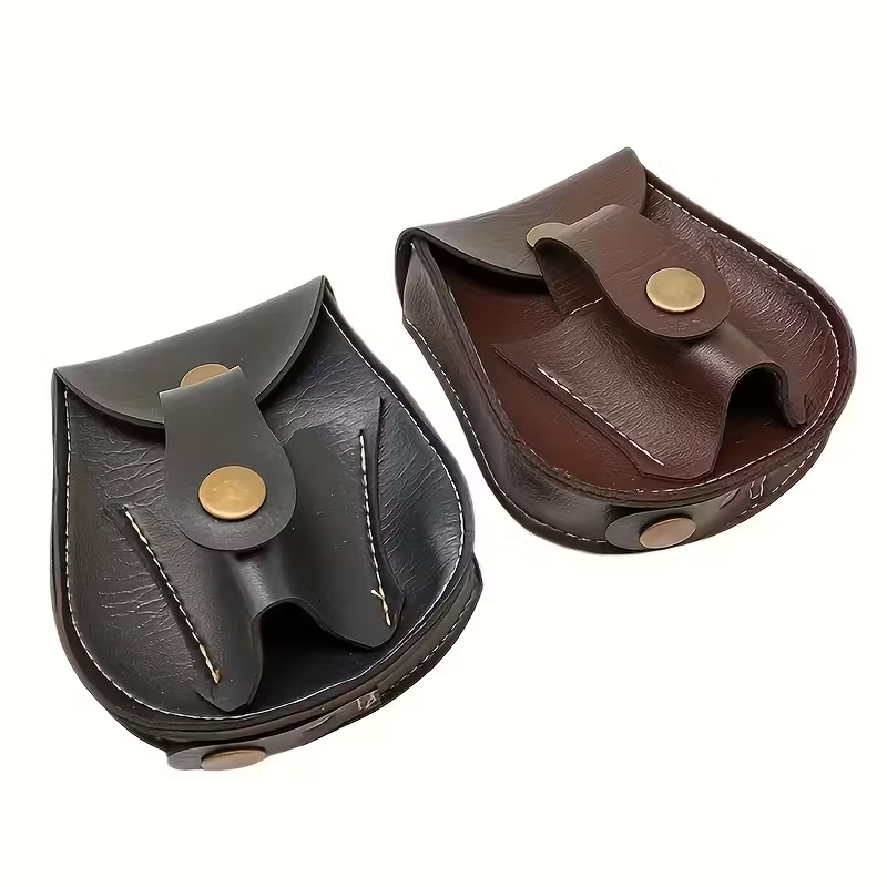 Outdoor Hunting Launcher - Slingshot Holder Bag Sports Hunting Leather