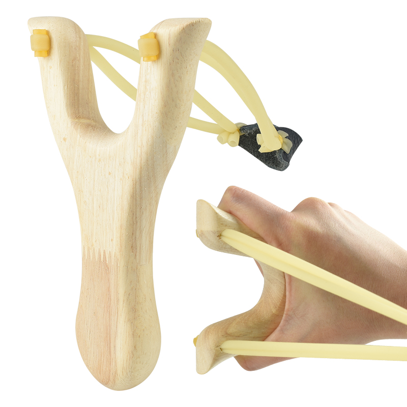 Traditional Wooden Tirachinas  - Outdoor Hunting Launcher recension och pris