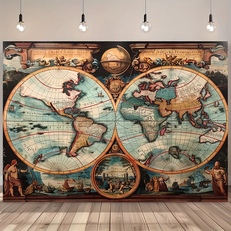 1 vintage nautical adventure b - Hunting Outdoor Background recension och pris