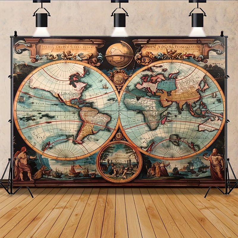 1 vintage nautical adventure b - Hunting Outdoor Background recension och pris