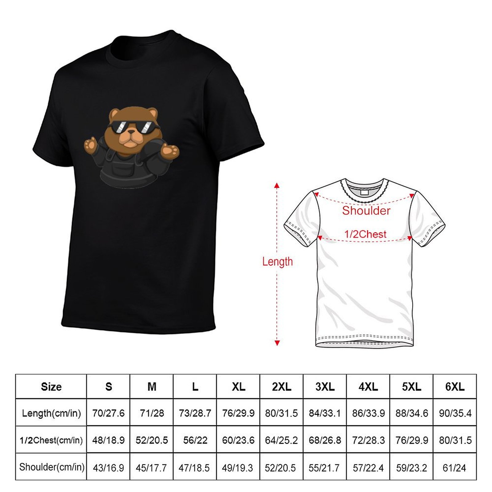 Bear Shrug Spray T-Shirt Basic - Bear Spray Protection recension och pris