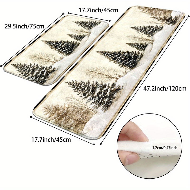 VIKAMA Christmas Carpet Winter - Hunting Outdoor Rug recension och pris