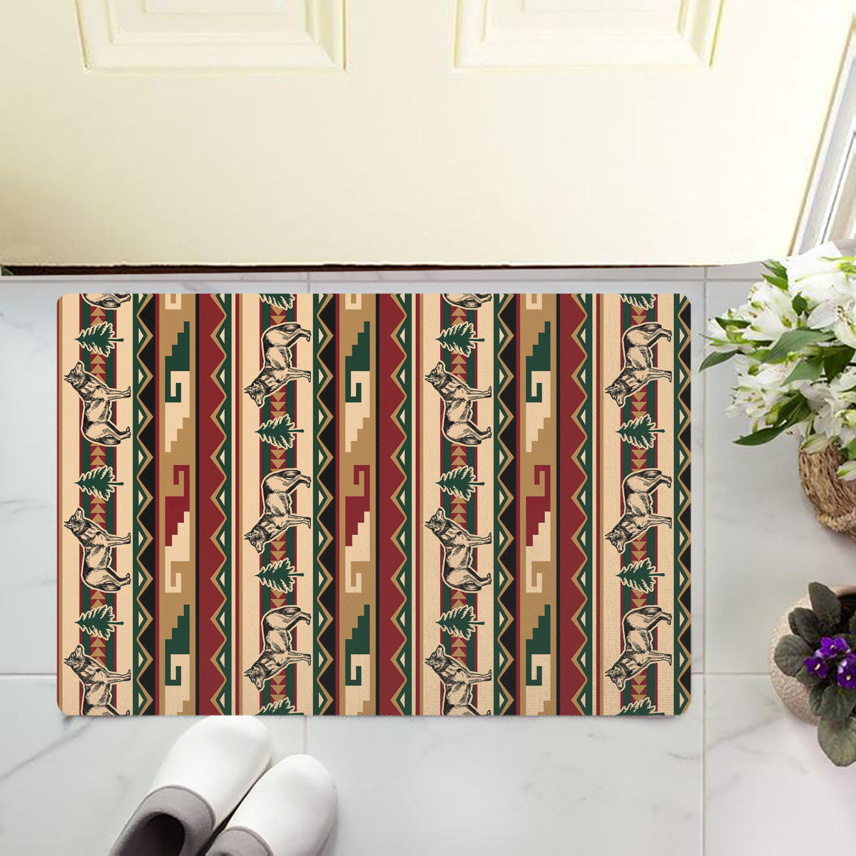 Hunting Deer Royal Vintige Fla - Hunting Outdoor Rug recension och pris