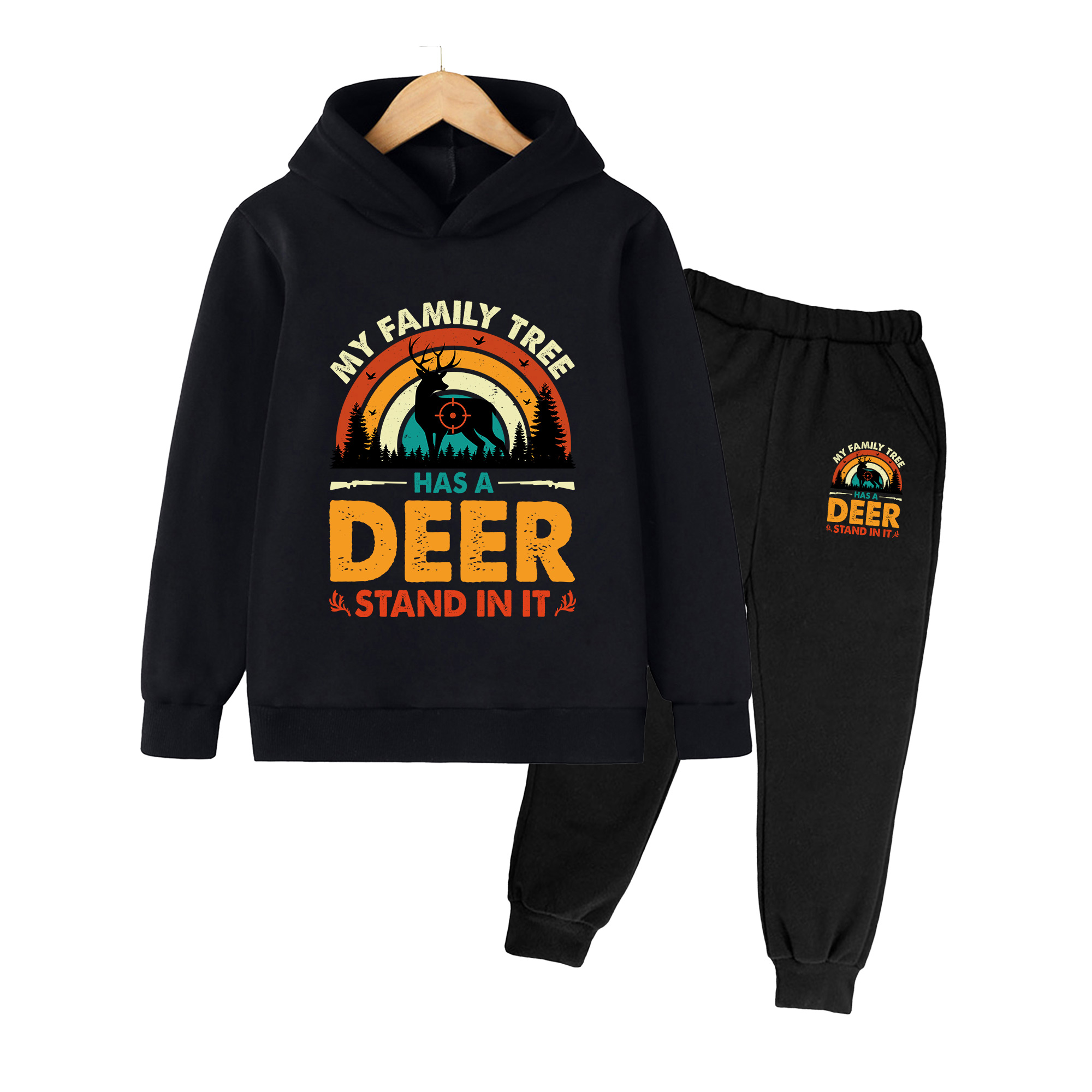 Kids Hoodie & Sweatpants Set,  - Hunting Outdoor Boys recension och pris