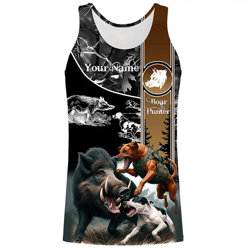 Custom Name Boar Hunter Tank T - Outdoor Hunting Dog Names recension och pris