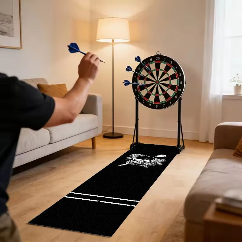 VIKAMA Rustic Deer Dart Mat Oc - Hunting Outdoor Rug recension och pris