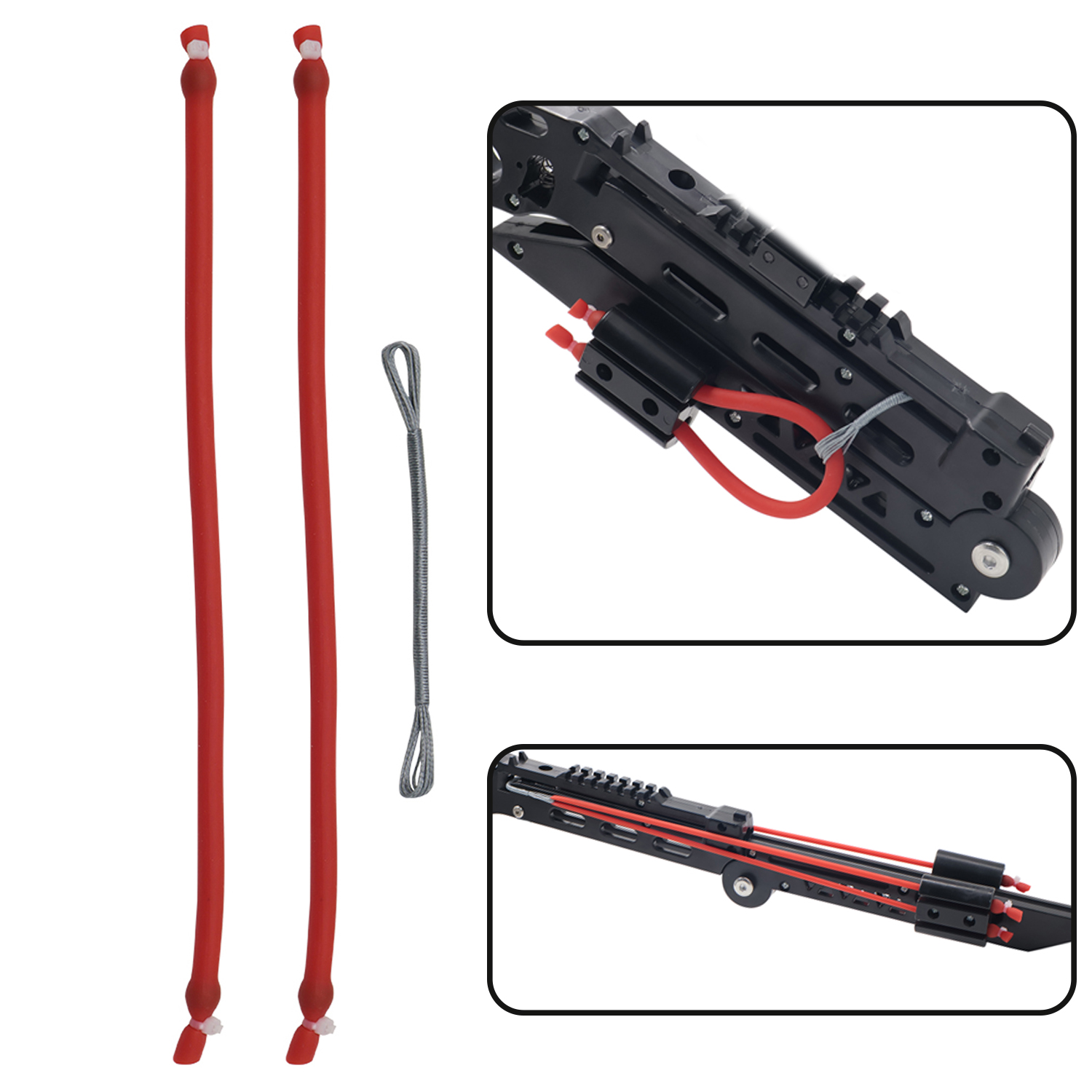 Folding Slingshot Rubber Bands - Outdoor Hunting Launcher recension och pris