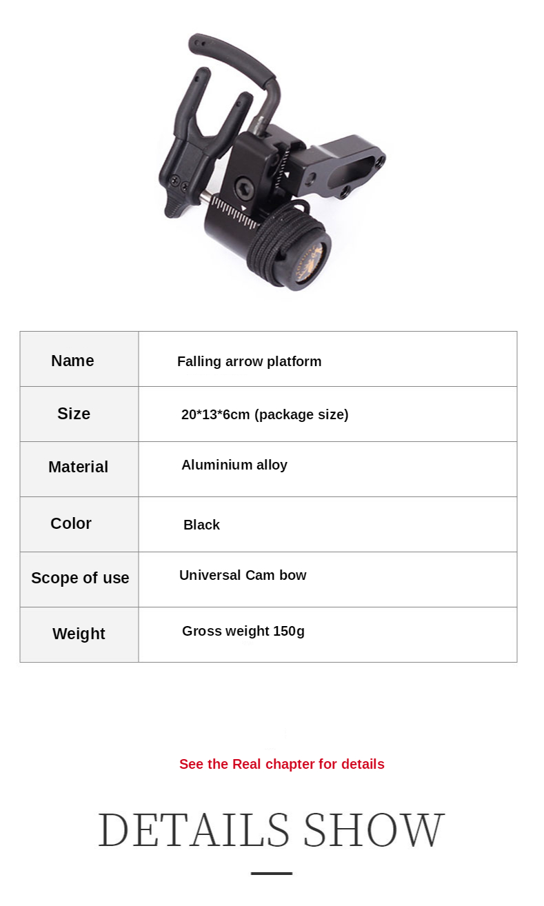Archery Drop Arrow Rest TP814  - Hunting Bow Compound recension och pris