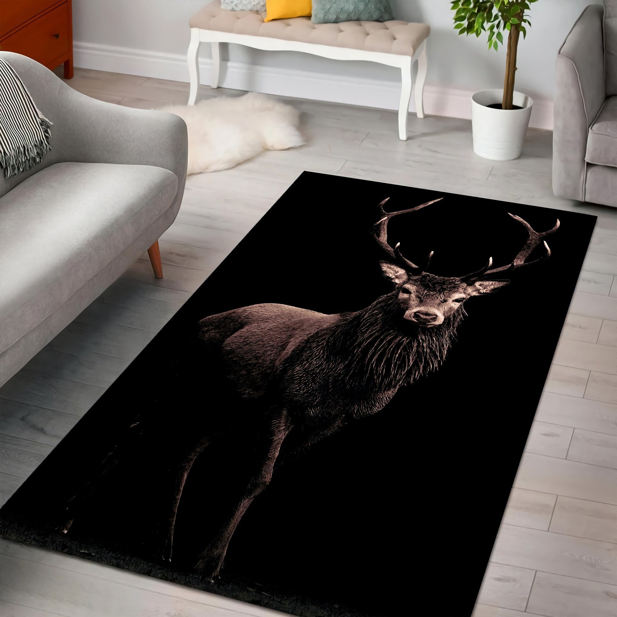 Hunting Deer Lover Newfashion  - Hunting Outdoor Rug recension och pris