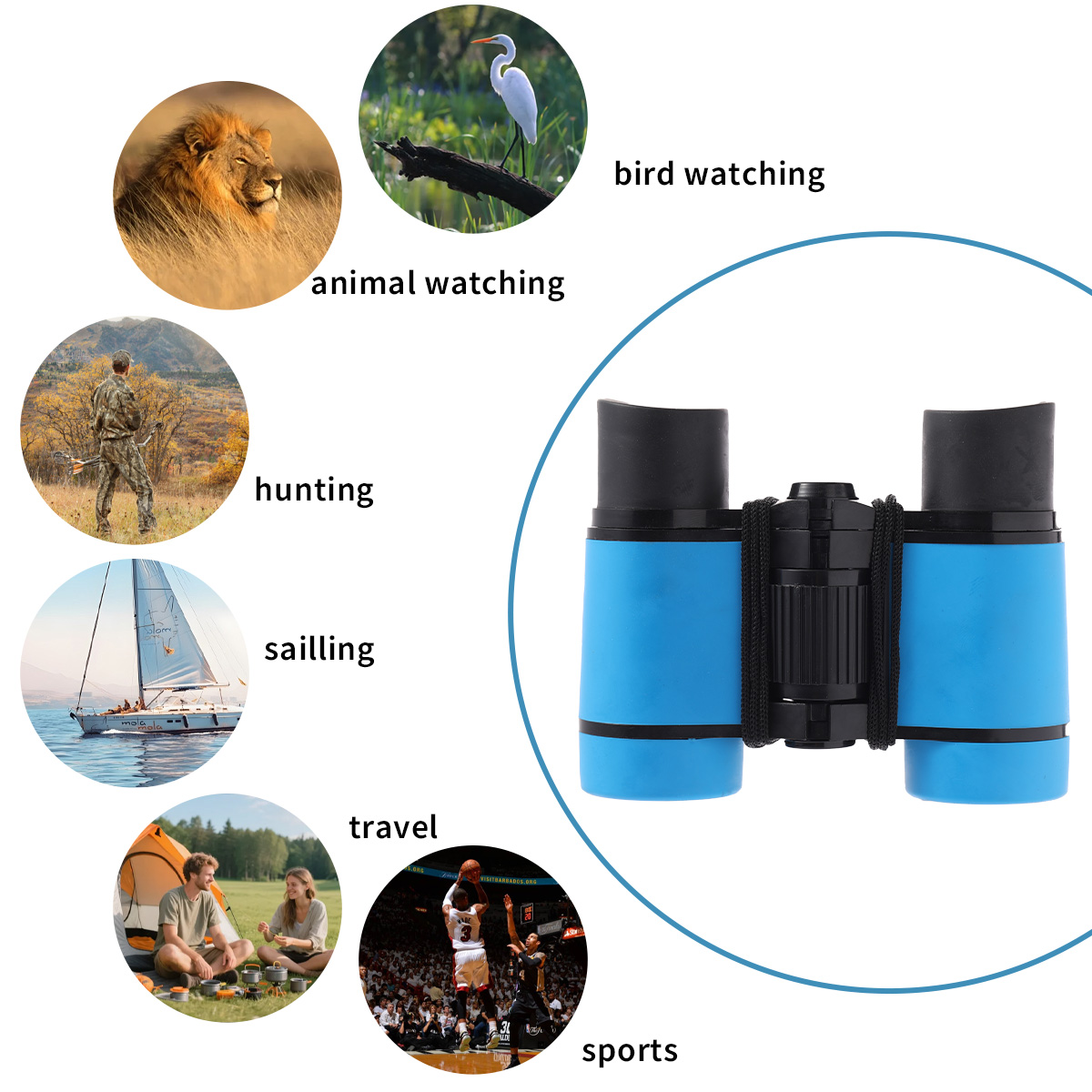 Kids Binoculars Set for Age 6- - Hunting Outdoor Boys recension och pris