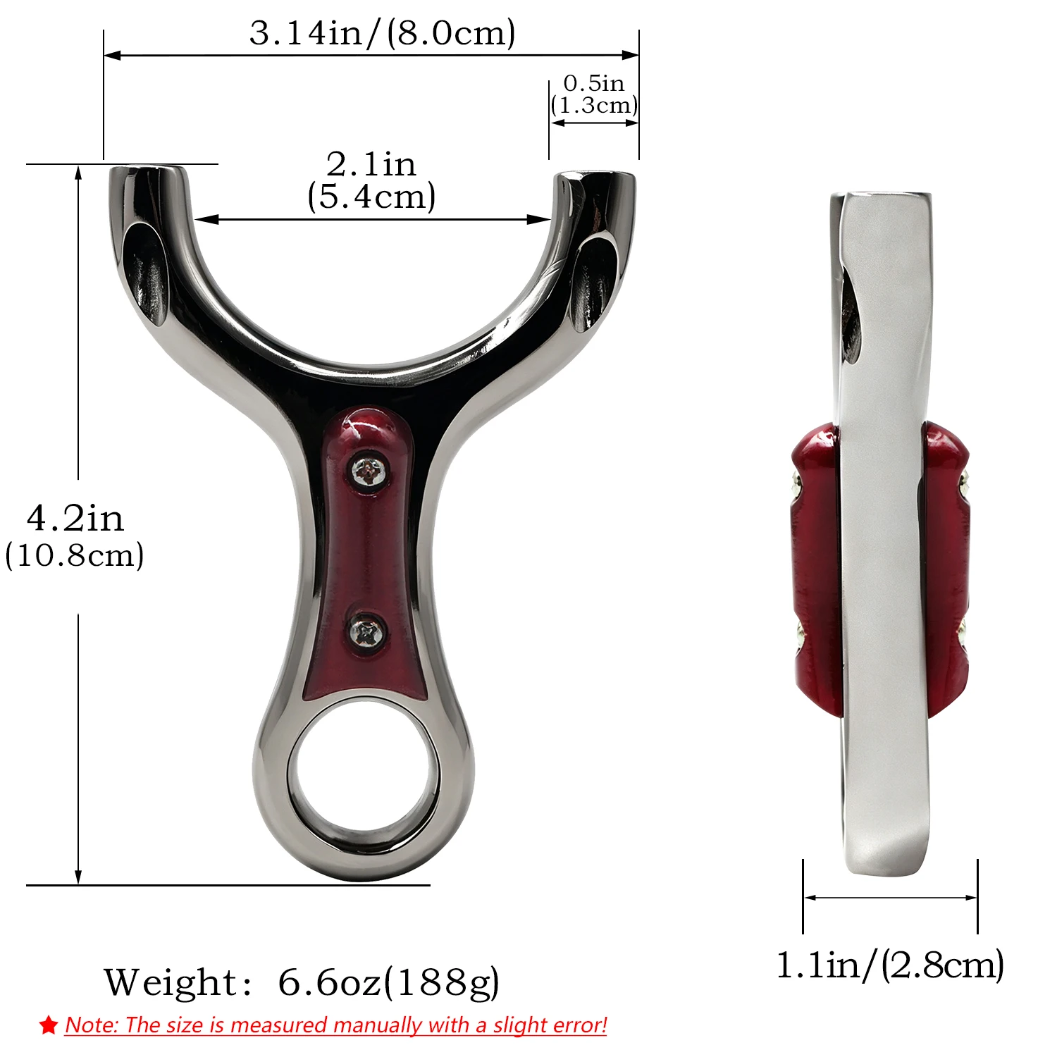 Zinc Alloy U-shaped Ball Sling - Outdoor Hunting Launcher recension och pris