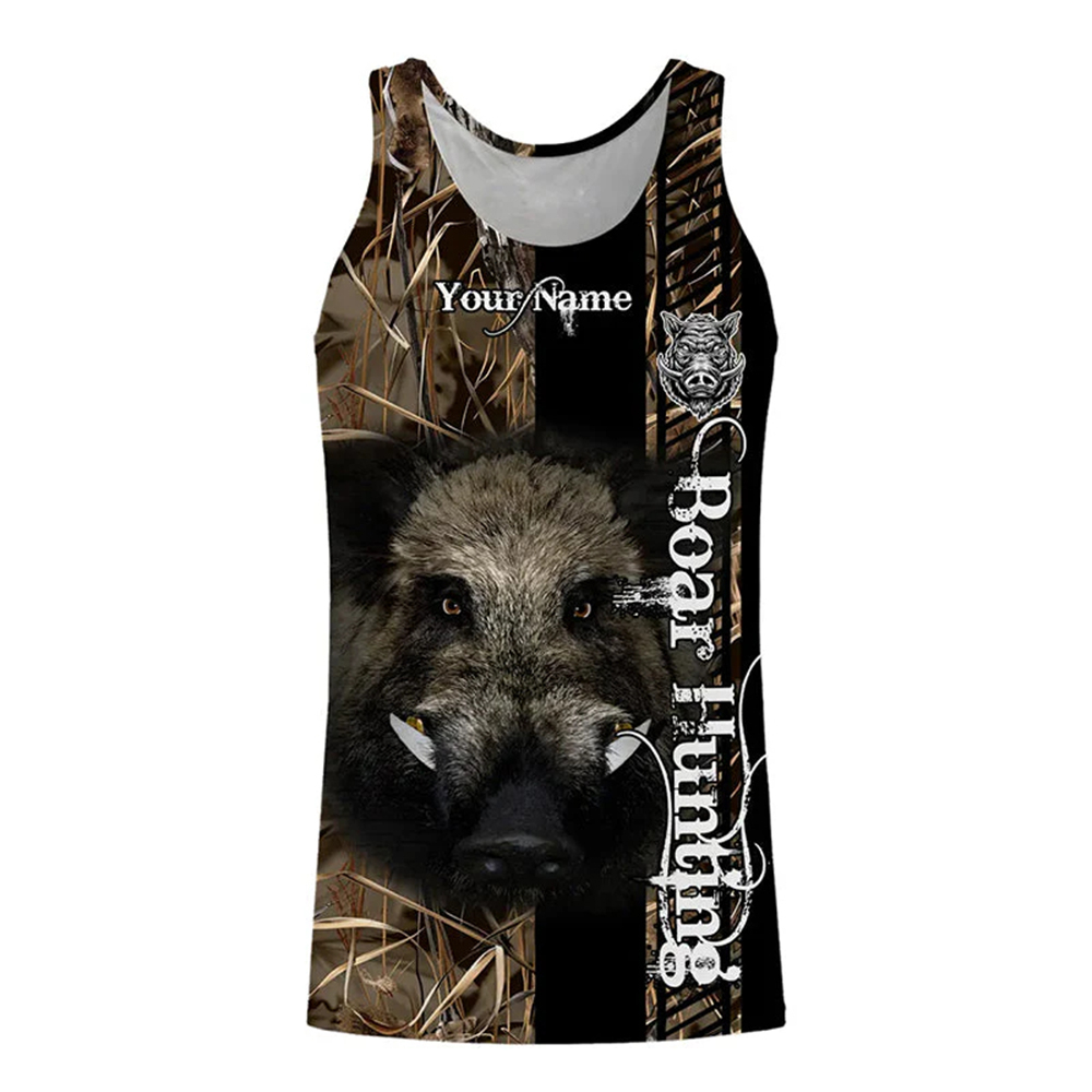 Custom Name Boar Hunter Tank T - Outdoor Hunting Dog Names recension och pris