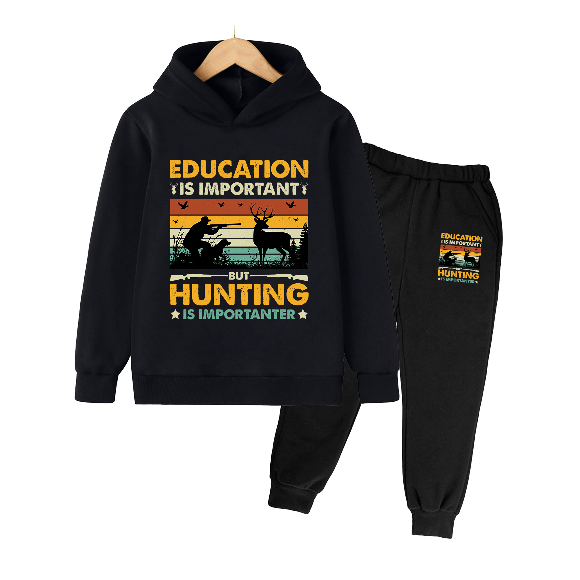 Kids Hoodie & Sweatpants Set,  - Hunting Outdoor Boys recension och pris