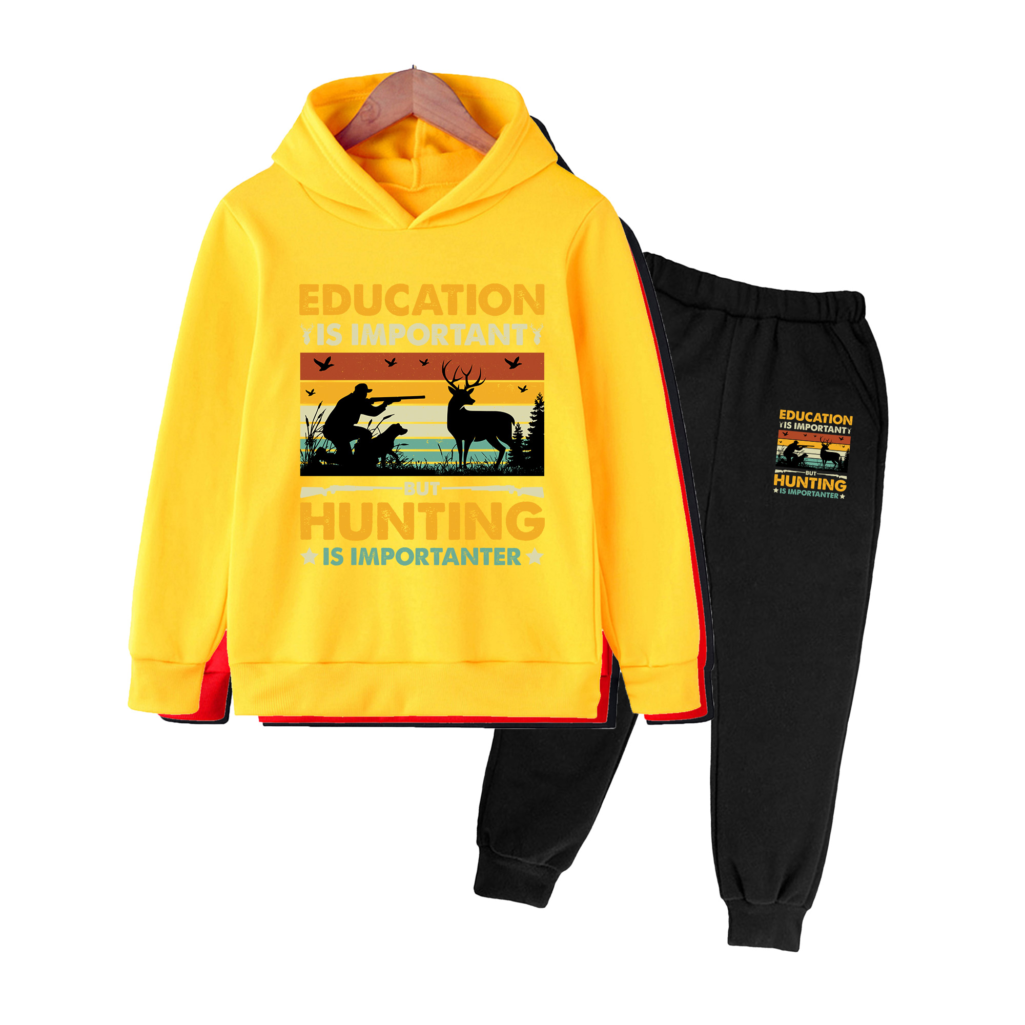 Kids Hoodie & Sweatpants Set,  - Hunting Outdoor Boys recension och pris