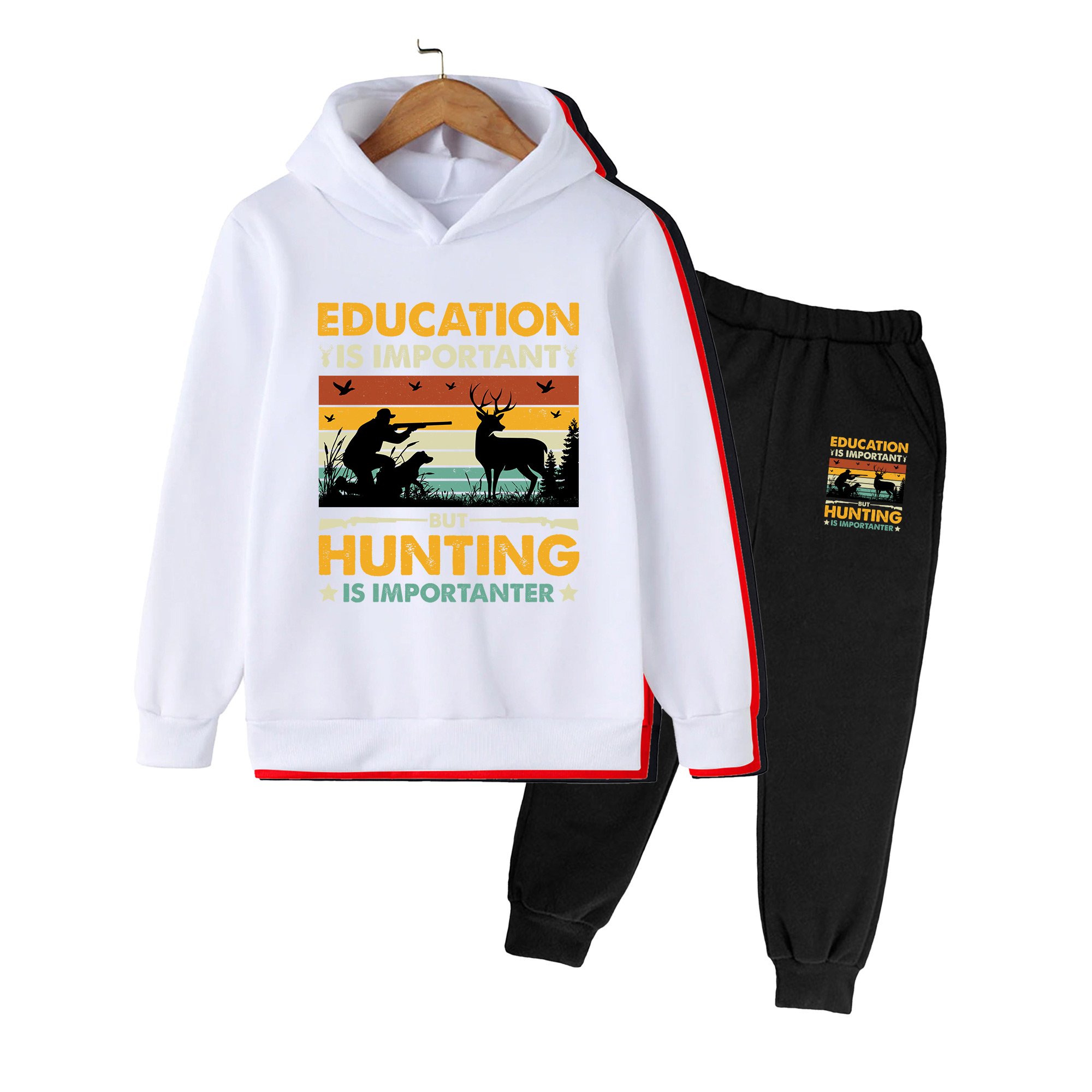 Kids Hoodie & Sweatpants Set,  - Hunting Outdoor Boys recension och pris