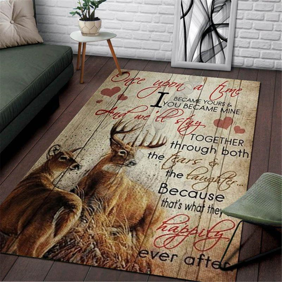 Deer Hunting Area Rug 3d print - Hunting Outdoor Rug recension och pris