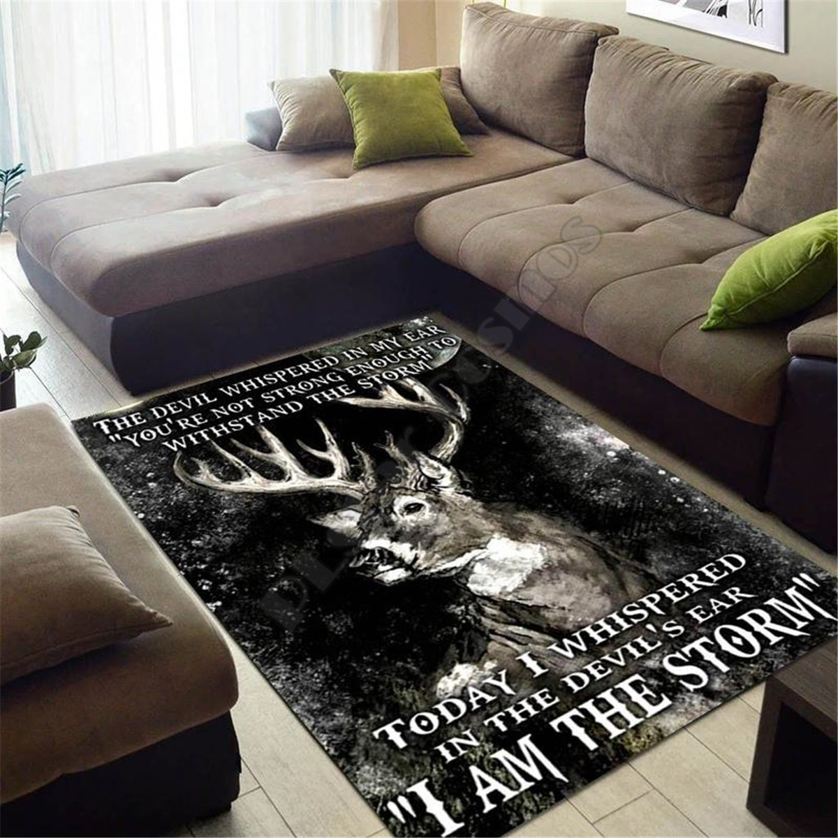 Deer Hunting Area Rug 3d print - Hunting Outdoor Rug recension och pris